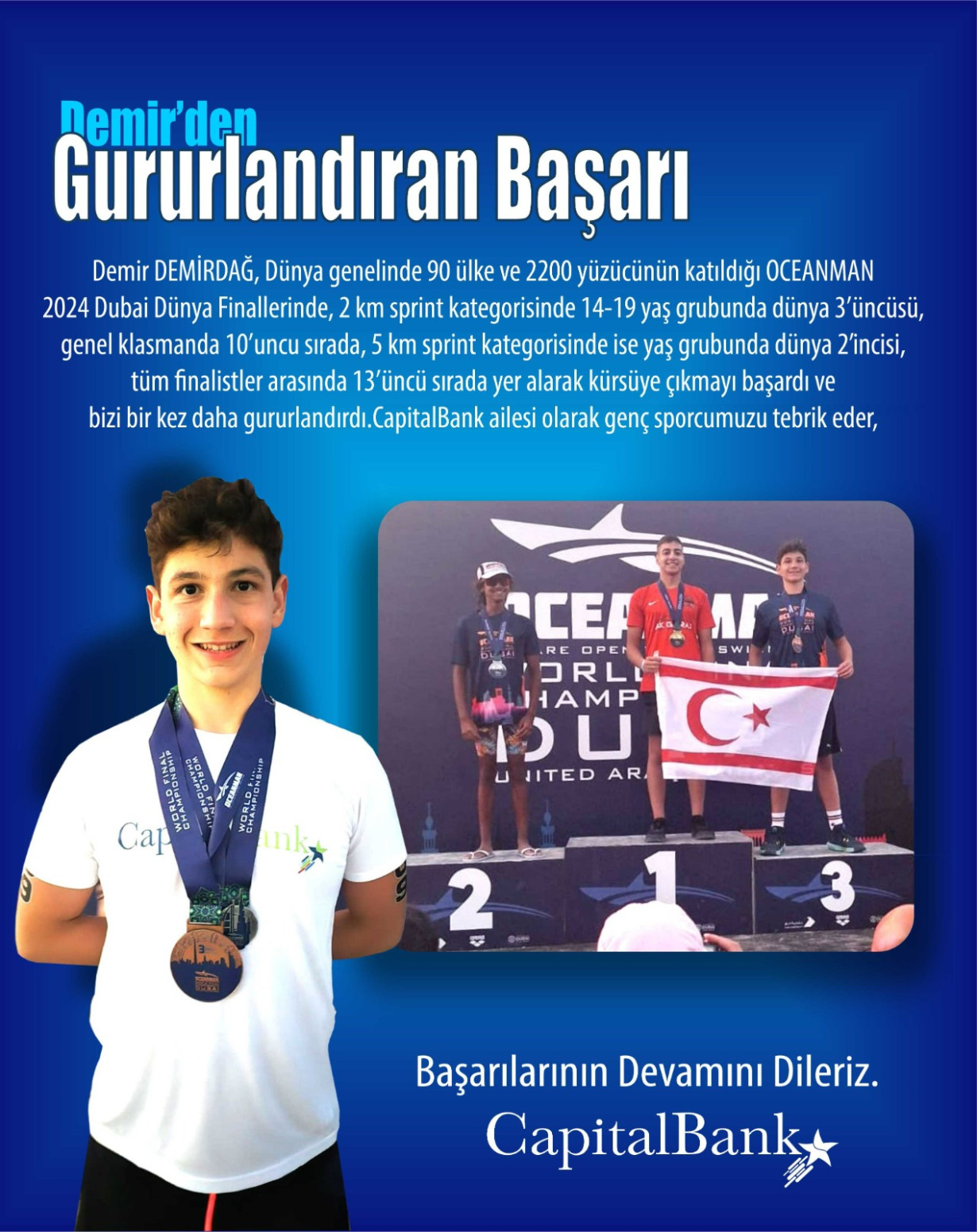 Demir'den Gururlandıran Başarı