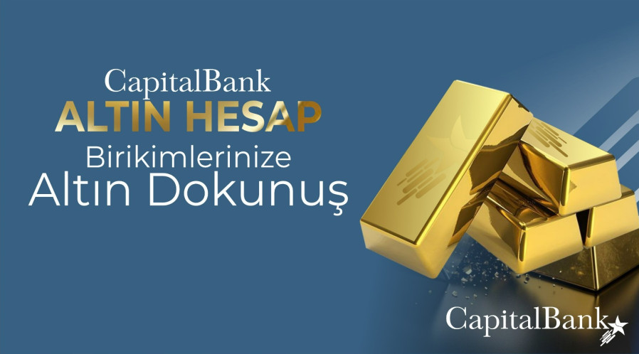 CapitalBank Altın Hesap, Birikimlerinize Altın Dokunuş